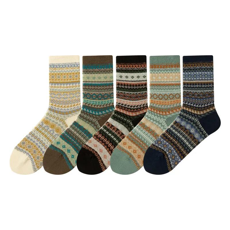 Cotton Crew Sock Pack - 3-pack dames katoenen sokken, warme dikke