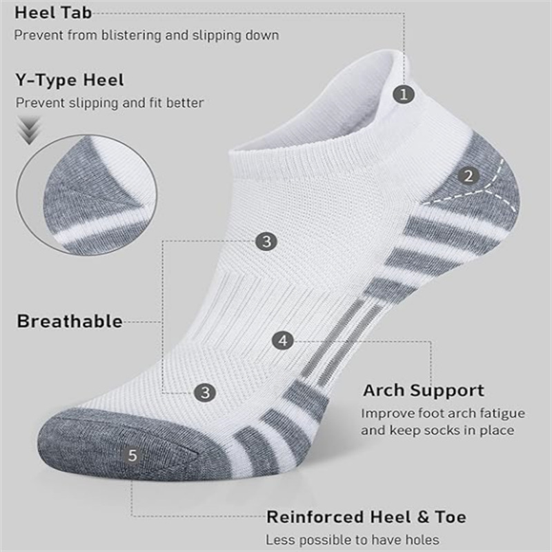 Unisex gevoerde ademende enkel - Athletic Sock Cushion recensie en prijs
