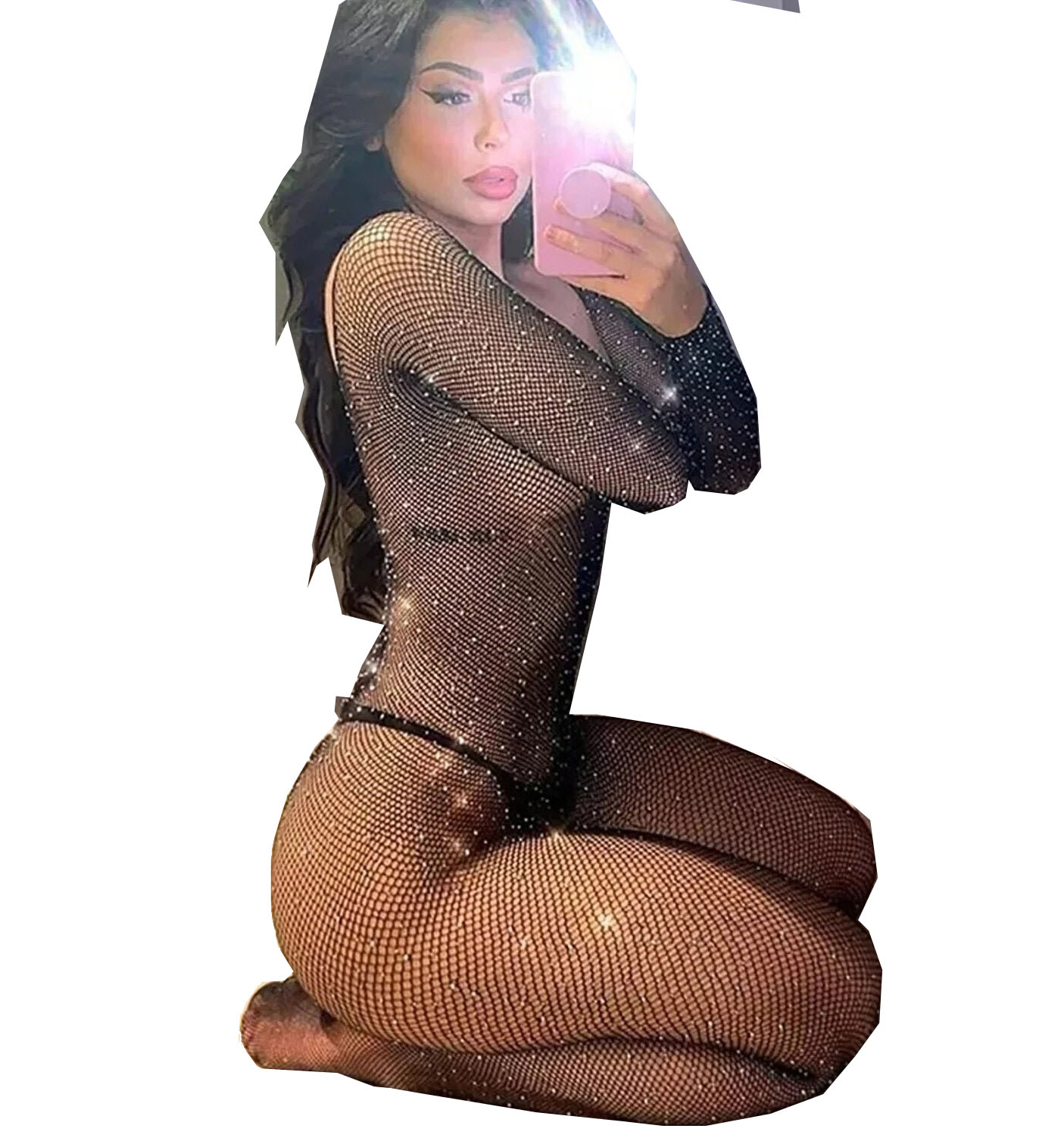Plus Size Erotische Sexy Linge - Fishnet Stocking Women recensie en prijs