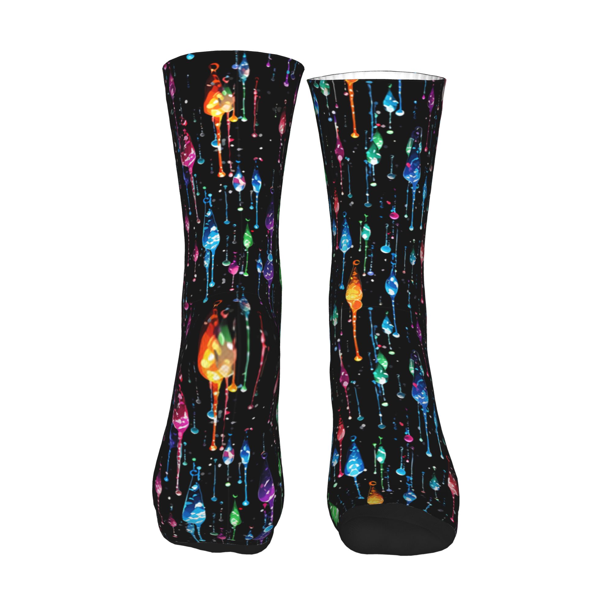 Dripping Rainbow Liquid Patter - Dress Sock Men recensie en prijs