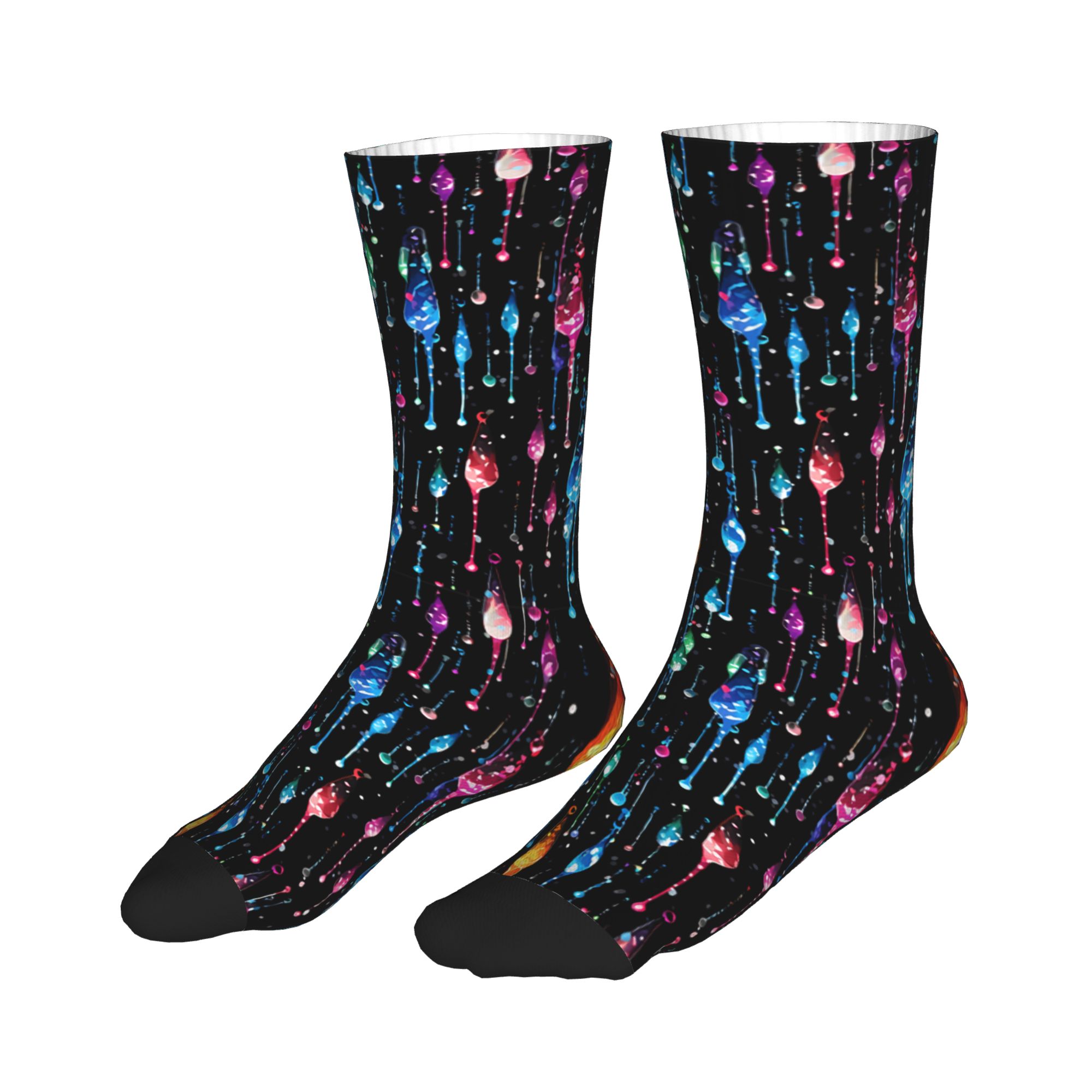 Dripping Rainbow Liquid Patter - Dress Sock Men recensie en prijs